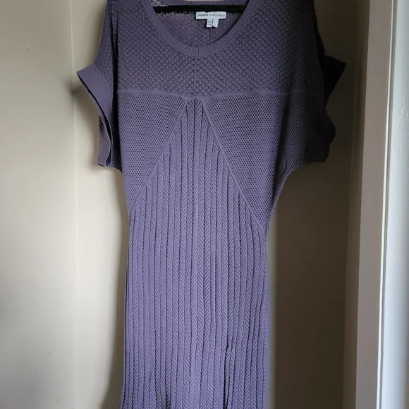 long sleeve cable knit dress Aran Dress Cable Knit | Merino Wool main image 0